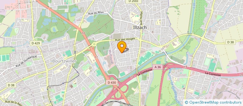 localisation de l'entreprise MONSIEUR JEAN KIELWASSER  ILLZACH