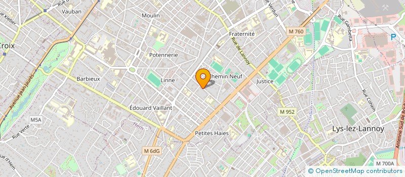 localisation de l'entreprise MONSIEUR JEAN KINYOCK à ROUBAIX