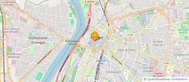 localisation de l'entreprise MONSIEUR JEAN KIRKORIAN  VALENCE