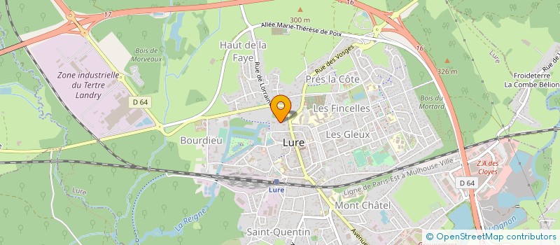 localisation de l'entreprise MONSIEUR JEAN KITA  LURE