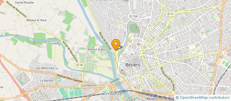 localisation de l'entreprise MONSIEUR JEAN KLEIN à BEZIERS