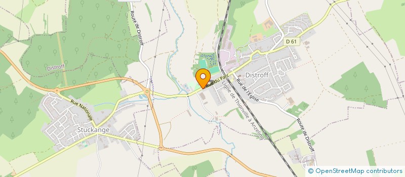 localisation de l'entreprise MONSIEUR JEAN KLEIN  DISTROFF