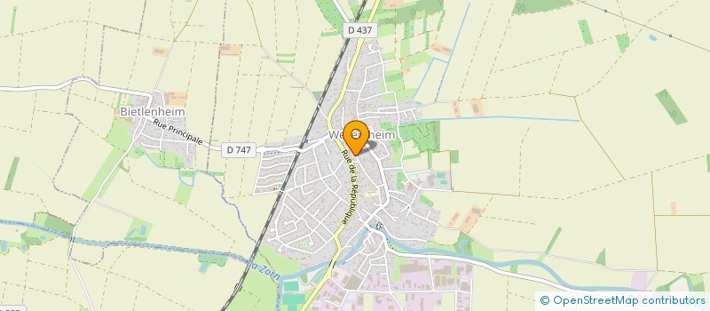 localisation de l'entreprise MONSIEUR JEAN KLEIN  WEYERSHEIM