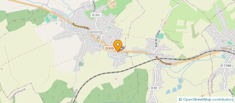 localisation de l'entreprise MONSIEUR JEAN KLEIN  DIEBLING