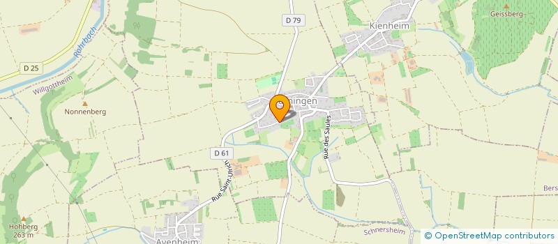 localisation de l'entreprise MONSIEUR JEAN KLEIN  DURNINGEN