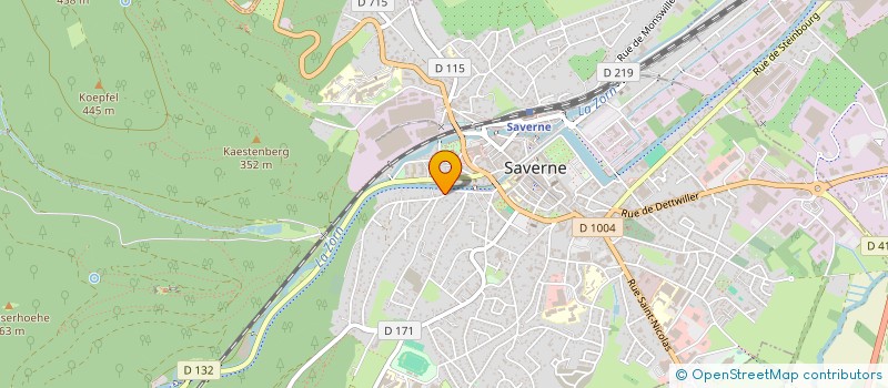 localisation de l'entreprise MONSIEUR JEAN KLEIN  SAVERNE