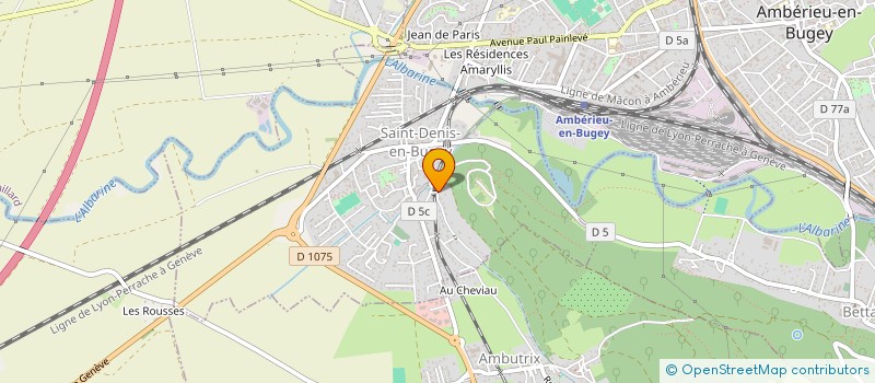 localisation de l'entreprise MONSIEUR JEAN KLINGER à SAINT-DENIS-EN-BUGEY