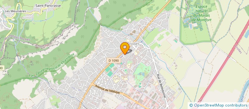 localisation de l'entreprise MONSIEUR JEAN KLOPPENBURG  CROLLES