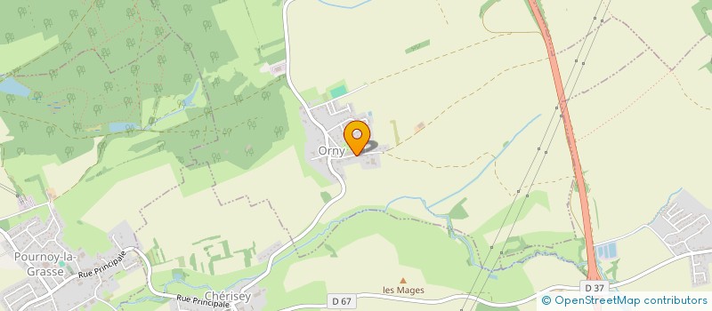 localisation de l'entreprise MONSIEUR JEAN KOCH  ORNY