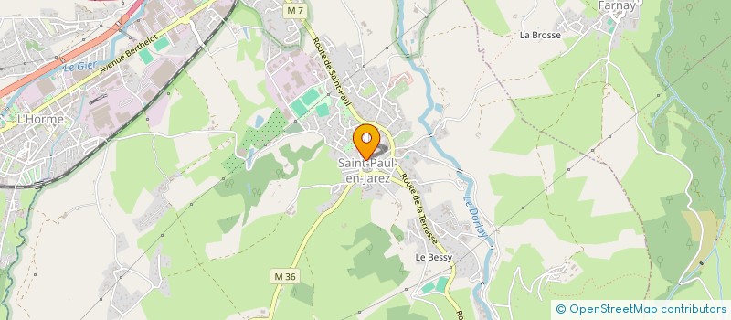 localisation de l'entreprise MONSIEUR JEAN KOCH  SAINT-PAUL-EN-JAREZ