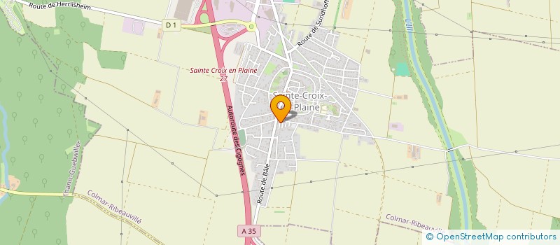 localisation de l'entreprise MONSIEUR JEAN KOCHERSPERGER  SAINTE-CROIX-EN-PLAINE