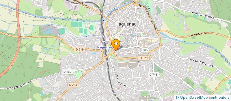 localisation de l'entreprise MONSIEUR JEAN KOESTLER  HAGUENAU