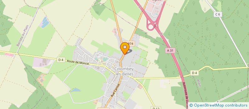 localisation de l'entreprise MONSIEUR JEAN KOHLER à COLOMBEY-LES-BELLES