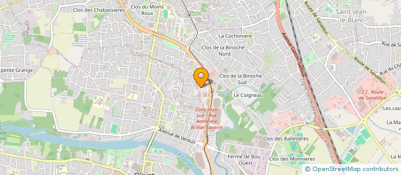 localisation de l'entreprise MONSIEUR JEAN KOLODZIEJCZYK  ORLEANS
