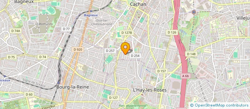 localisation de l'entreprise MONSIEUR JEAN KOMOE  CACHAN