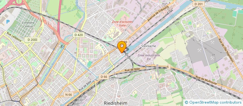 localisation de l'entreprise MONSIEUR JEAN KORB  RIEDISHEIM