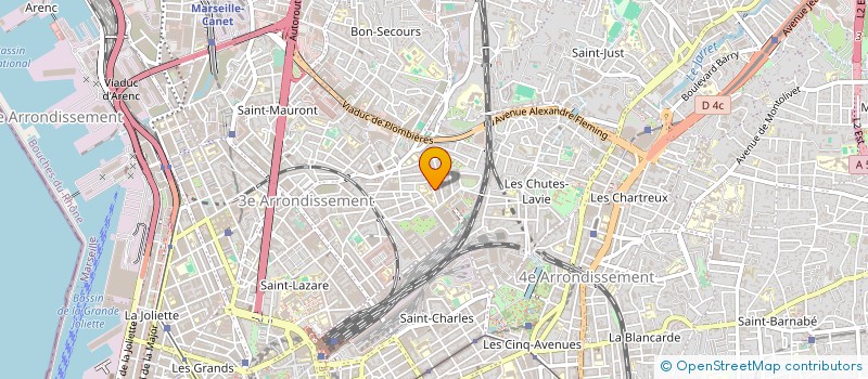 localisation de l'entreprise MONSIEUR JEAN KOSSINGOU à MARSEILLE