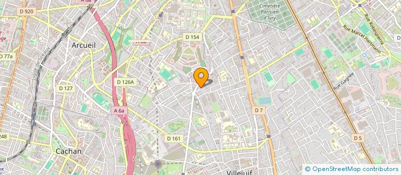 localisation de l'entreprise MONSIEUR JEAN KOUASSI  VILLEJUIF