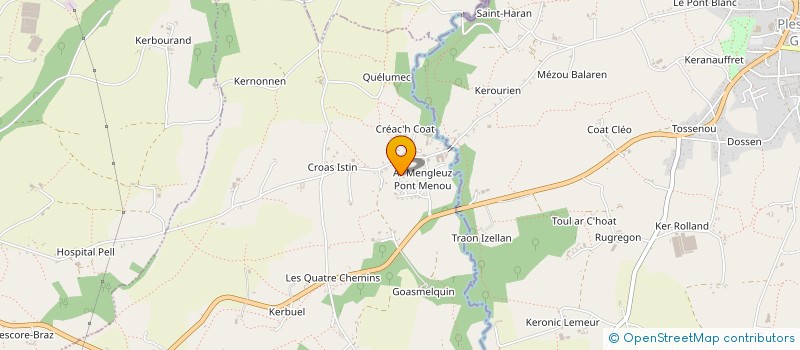 localisation de l'entreprise MONSIEUR JEAN KOUATILA  PLOUEGAT-GUERAND