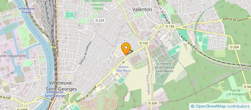 localisation de l'entreprise MONSIEUR JEAN KOUBA à VILLENEUVE-SAINT-GEORGES