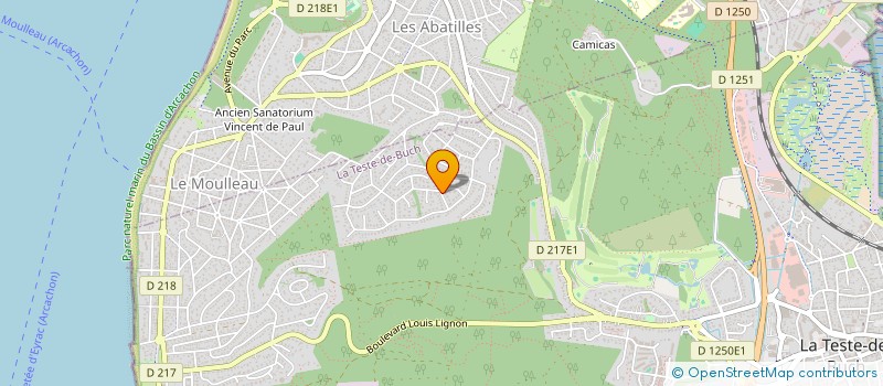 localisation de l'entreprise MONSIEUR JEAN KOUDA à LA TESTE-DE-BUCH