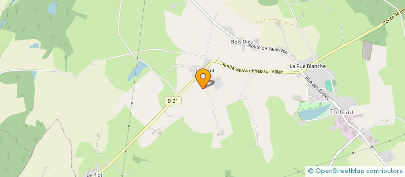 localisation de l'entreprise MONSIEUR JEAN KOWAL  TRETEAU