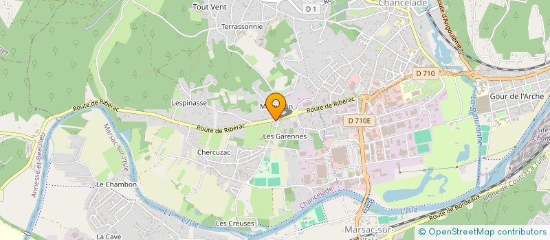 localisation de l'entreprise MONSIEUR JEAN KOWALSKI  CHANCELADE