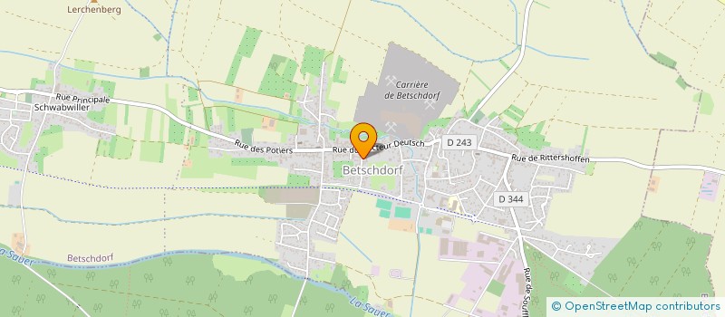 localisation de l'entreprise MONSIEUR JEAN KREISS  BETSCHDORF