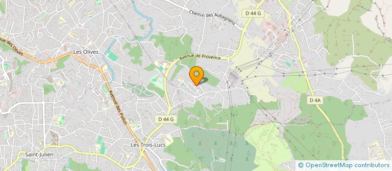 localisation de l'entreprise MONSIEUR JEAN KRIEGEL  ALLAUCH