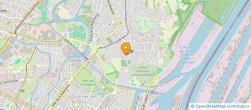 localisation de l'entreprise MONSIEUR JEAN KRIEGER à STRASBOURG