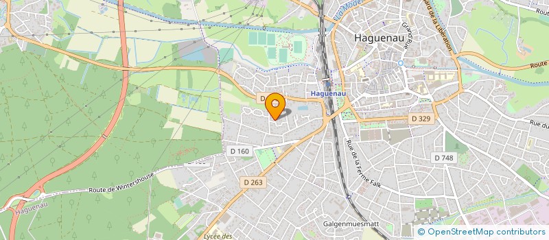 localisation de l'entreprise MONSIEUR JEAN KRUMM  HAGUENAU