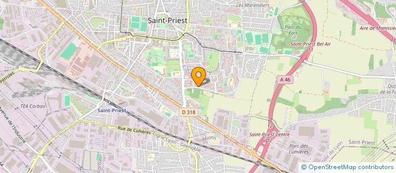 localisation de l'entreprise MONSIEUR JEAN KUMEDJONGE LOMANGE  SAINT-PRIEST