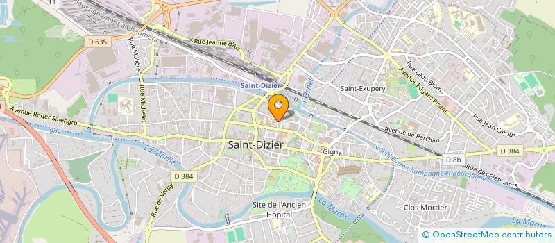 localisation de l'entreprise MONSIEUR JEAN KUSTER à SAINT-DIZIER