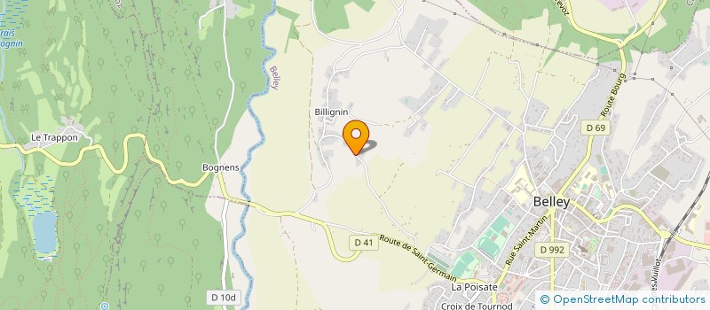localisation de l'entreprise MONSIEUR JEAN LA CARRUBA à BELLEY