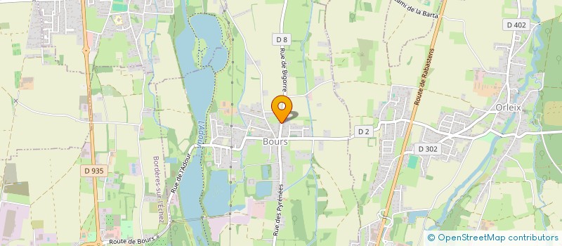 localisation de l'entreprise MONSIEUR JEAN LABAT  BOURS