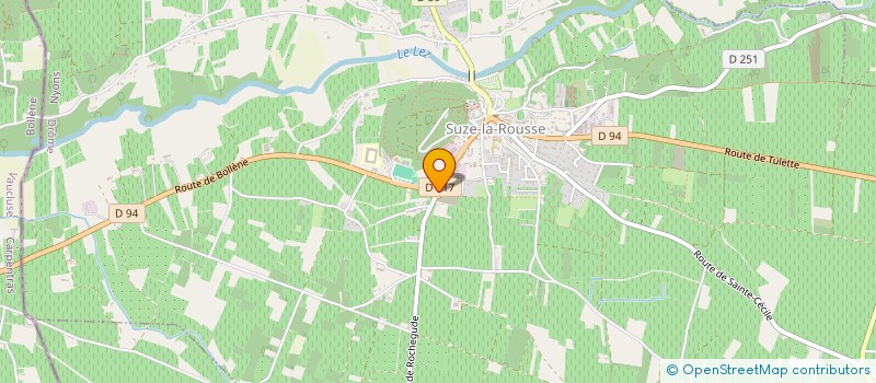 localisation de l'entreprise MONSIEUR JEAN LABAUME  SUZE-LA-ROUSSE