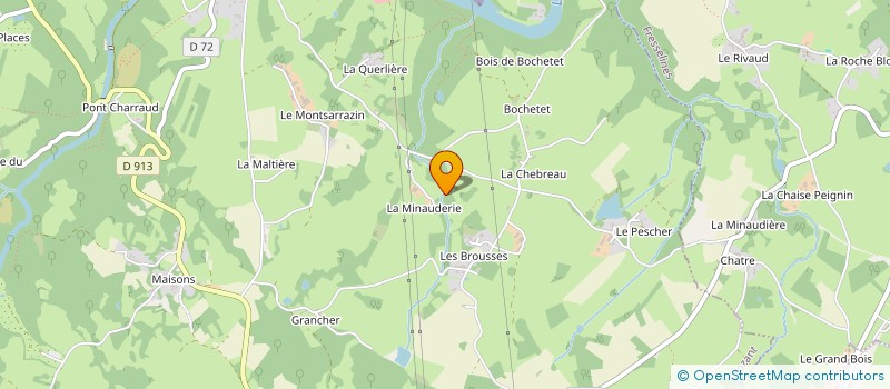 localisation de l'entreprise MONSIEUR JEAN LABAYE  CROZANT