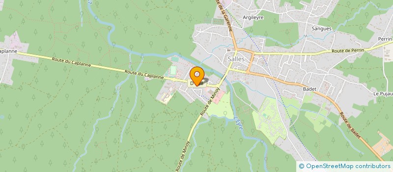 localisation de l'entreprise MONSIEUR JEAN LABBE  SALLES