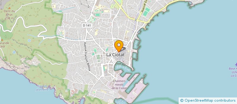 localisation de l'entreprise MONSIEUR JEAN LABESSE à LA CIOTAT