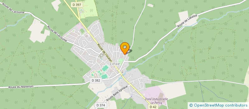 localisation de l'entreprise MONSIEUR JEAN LABEYRIE  LINXE