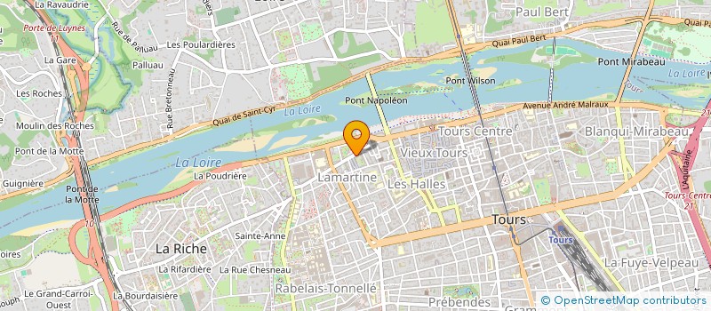 localisation de l'entreprise MONSIEUR JEAN LABLANCHERIE  TOURS