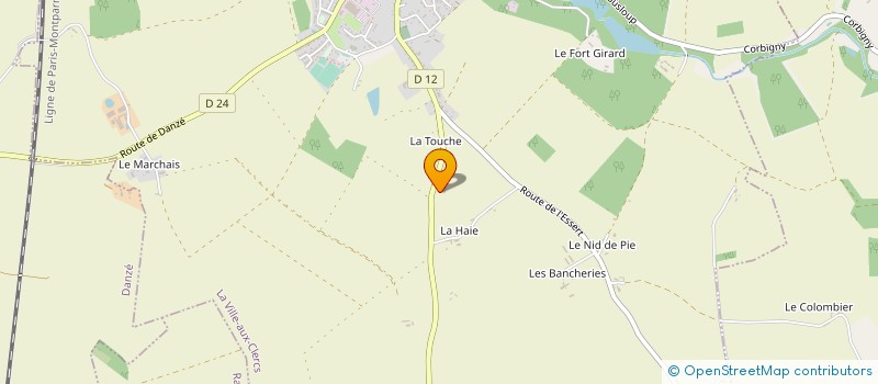 localisation de l'entreprise MONSIEUR JEAN LABLEE à LA VILLE-AUX-CLERCS