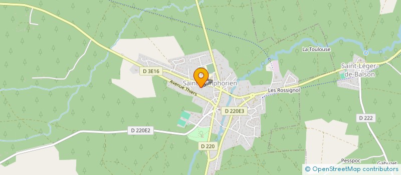 localisation de l'entreprise MONSIEUR JEAN LABOIRIE  SAINT-SYMPHORIEN