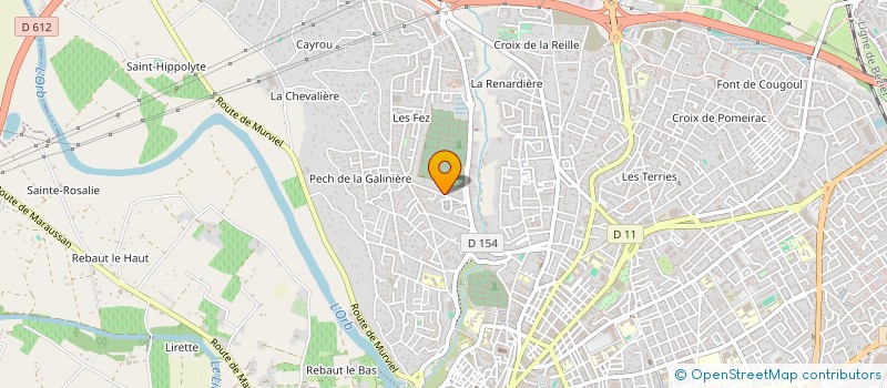 localisation de l'entreprise MONSIEUR JEAN LABORDE  BEZIERS