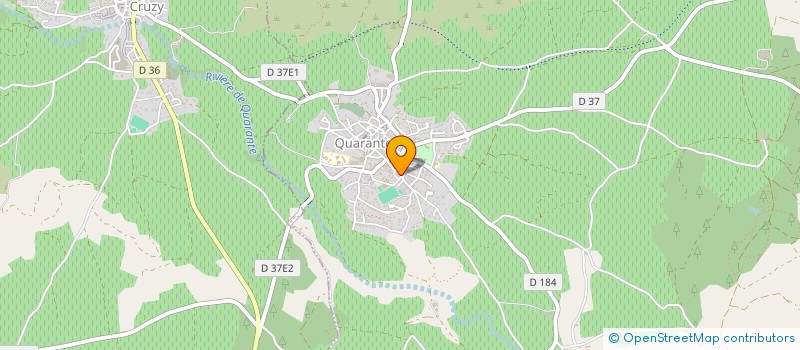 localisation de l'entreprise MONSIEUR JEAN LABORIE à QUARANTE