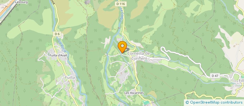 localisation de l'entreprise MONSIEUR JEAN LABOUDIE  CORNEILLA-DE-CONFLENT