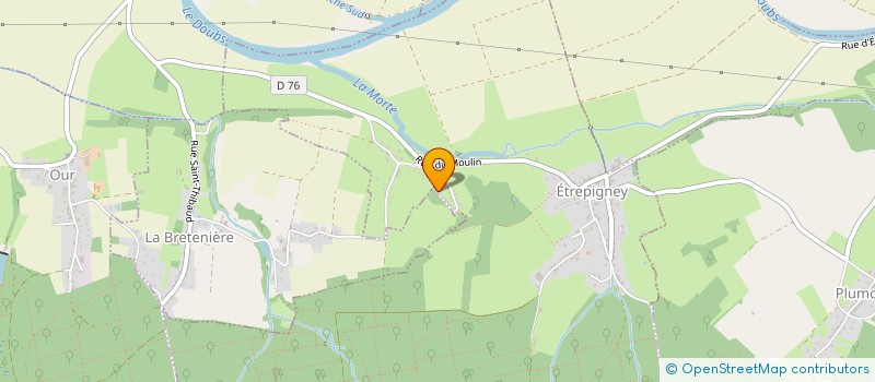 localisation de l'entreprise MONSIEUR JEAN LABOUREY  ETREPIGNEY