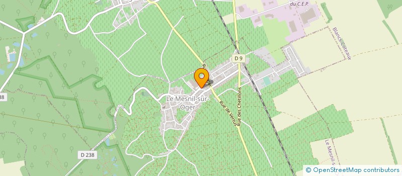 localisation de l'entreprise MONSIEUR JEAN LABOUTIQUE  LE MESNIL-SUR-OGER