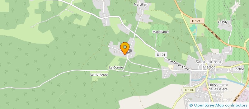 localisation de l'entreprise MONSIEUR JEAN LABOUYRIE  SAINT-LAURENT-MEDOC