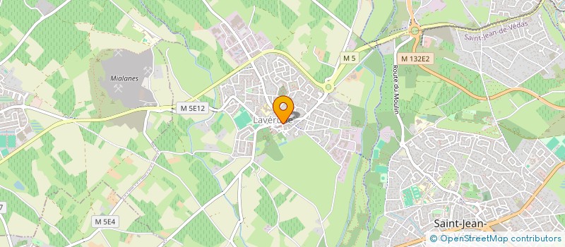 localisation de l'entreprise MONSIEUR JEAN LABRANDERO  LAVERUNE